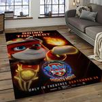 paw patrol cartoon carpet rectangle area rug for living room home room decor gift for friends dark room ppa9