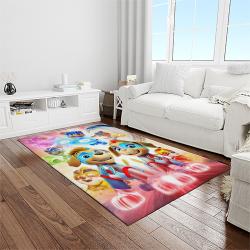 paw patrol cartoon carpet rectangle area rug for living room home room decor gift for friends light room ppa1