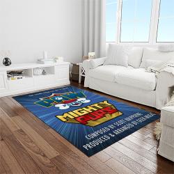 paw patrol cartoon carpet rectangle area rug for living room home room decor gift for friends light room ppa10