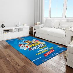 paw patrol cartoon carpet rectangle area rug for living room home room decor gift for friends light room ppa24