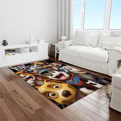 paw patrol cartoon carpet rectangle area rug for living room home room decor gift for friends light room ppa30