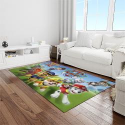 paw patrol cartoon carpet rectangle area rug for living room home room decor gift for friends light room ppa36