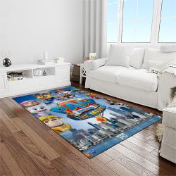 paw patrol cartoon carpet rectangle area rug for living room home room decor gift for friends light room ppa37