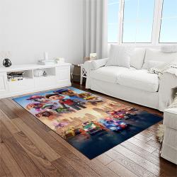 paw patrol cartoon carpet rectangle area rug for living room home room decor gift for friends light room ppa39