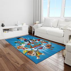 paw patrol cartoon carpet rectangle area rug for living room home room decor gift for friends light room ppa41