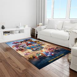 paw patrol cartoon carpet rectangle area rug for living room home room decor gift for friends light room ppa42