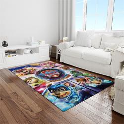 paw patrol cartoon carpet rectangle area rug for living room home room decor gift for friends light room ppa43
