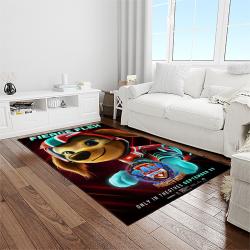 paw patrol cartoon carpet rectangle area rug for living room home room decor gift for friends light room ppa6