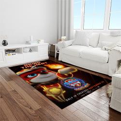 paw patrol cartoon carpet rectangle area rug for living room home room decor gift for friends light room ppa9