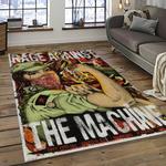 rage against the machine rock band rectangle area rug carpet for living room home room decor gift for friends dark room ratm15