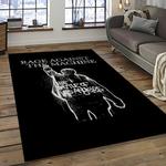 rage against the machine rock band rectangle area rug carpet for living room home room decor gift for friends dark room ratm2