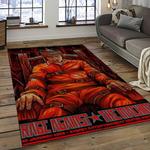 rage against the machine rock band rectangle area rug carpet for living room home room decor gift for friends dark room ratm8