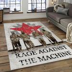 rage against the machine rock band rectangle area rug carpet for living room home room decor gift for friends dark room ratm9