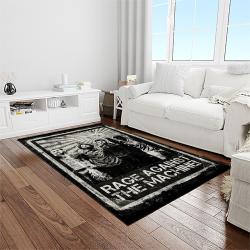 rage against the machine rock band rectangle area rug carpet for living room home room decor gift for friends light room ratm16