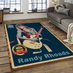 randy rhoads guitarist rectangle area rug for living room home room decor gift for friends and family dark room rra10
