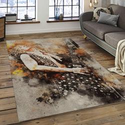 Randy Rhoads Guitarist Rectangle Area Rug For Living Room Home Room Decor Gift For Friends And Family RRA12