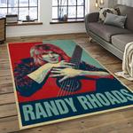 randy rhoads guitarist rectangle area rug for living room home room decor gift for friends and family dark room rra8