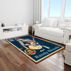 randy rhoads guitarist rectangle area rug for living room home room decor gift for friends and family light room rra10