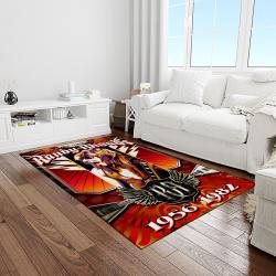 randy rhoads guitarist rectangle area rug for living room home room decor gift for friends and family light room rra11