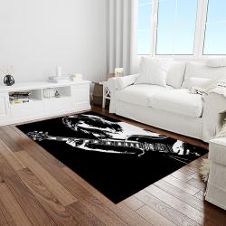 randy rhoads guitarist rectangle area rug for living room home room decor gift for friends and family light room rra2
