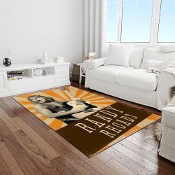 randy rhoads guitarist rectangle area rug for living room home room decor gift for friends and family light room rra7