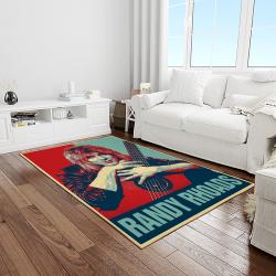 randy rhoads guitarist rectangle area rug for living room home room decor gift for friends and family light room rra8