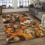 rappers hip hop rectangle area rug carpet for living room home room decor gift for friends dark room rphh1