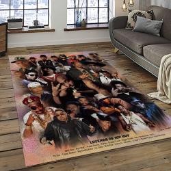 Rappers Hip Hop Rectangle Area Rug Carpet For Living Room Home Room Decor Gift For Friends RPHH28
