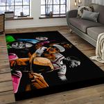 rappers hip hop rectangle area rug carpet for living room home room decor gift for friends dark room rphh29