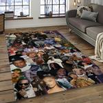rappers hip hop rectangle area rug carpet for living room home room decor gift for friends dark room rphh3
