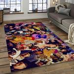 rappers hip hop rectangle area rug carpet for living room home room decor gift for friends dark room rphh32