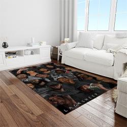 rappers hip hop rectangle area rug carpet for living room home room decor gift for friends light room rphh18
