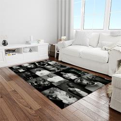 rappers hip hop rectangle area rug carpet for living room home room decor gift for friends light room rphh2