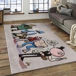regular show cartoon carpet rectangle area rug for living room home room decor gift for friends dark room rgs35