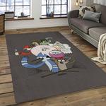 regular show cartoon carpet rectangle area rug for living room home room decor gift for friends dark room rgs36