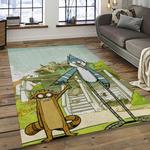 regular show cartoon carpet rectangle area rug for living room home room decor gift for friends dark room rgs41