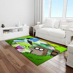 regular show cartoon carpet rectangle area rug for living room home room decor gift for friends light room rgs10