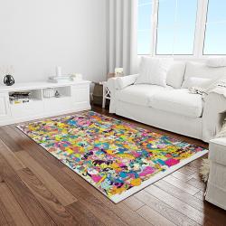 regular show cartoon carpet rectangle area rug for living room home room decor gift for friends light room rgs13