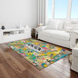 regular show cartoon carpet rectangle area rug for living room home room decor gift for friends light room rgs14