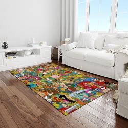 regular show cartoon carpet rectangle area rug for living room home room decor gift for friends light room rgs16