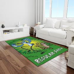 regular show cartoon carpet rectangle area rug for living room home room decor gift for friends light room rgs20