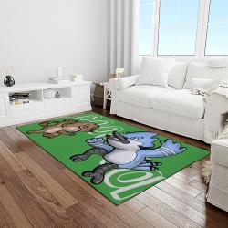 regular show cartoon carpet rectangle area rug for living room home room decor gift for friends light room rgs22