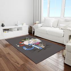 regular show cartoon carpet rectangle area rug for living room home room decor gift for friends light room rgs36