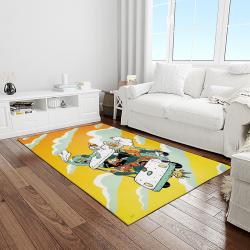 regular show cartoon carpet rectangle area rug for living room home room decor gift for friends light room rgs38