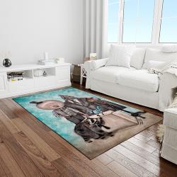 regular show cartoon carpet rectangle area rug for living room home room decor gift for friends light room rgs50