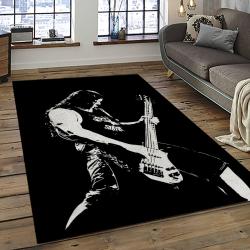 Robert Trujillo Bassist Rectangle Area Rug For Living Room Home Room Decor Gift For Friends And Family RTJ3