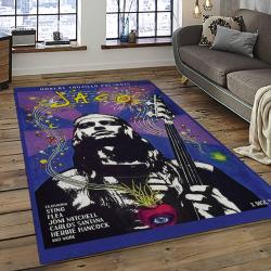 Robert Trujillo Bassist Rectangle Area Rug For Living Room Home Room Decor Gift For Friends And Family RTJ4