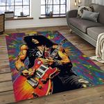 slash singer rectangle area rug for living room home room decor gift for friends and family dark room sls11