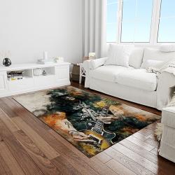 slash singer rectangle area rug for living room home room decor gift for friends and family light room sls21