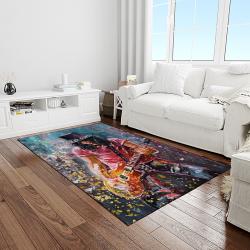 slash singer rectangle area rug for living room home room decor gift for friends and family light room sls24